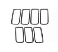 Cubierta Decorativa Para Lámpara Faro Parrilla Delantera De Coche Accesorios Exteriores Para Jeep para Renegade 2019 2020 2021 2022 2023 2024 Parrilla Delantera(Grille D)
