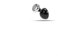 Cubierta decorativa para llave de botón basculante de coche con tabletas de perfume - oro/rojo/negro/plata, construcción de metal, ajuste (plateado)