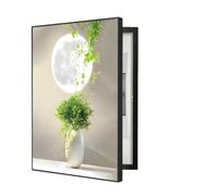 Cubierta decorativa para panel eléctrico, 70 x 50 cm, elegante arte de pared para decoración del hogar, cubierta de caja eléctrica, diseño moderno, panel protector de pared A02, fácil instalación