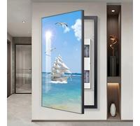 Cubierta Decorativa para Panel eléctrico, Caja de fusibles, Cubierta para gabinete, Oculta el Interruptor del medidor del Panel eléctrico, Cubierta de Pared, decoración para Panel eléctrico