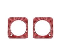Cubierta decorativa para salpicadero con acabado de fibra de carbono para Suzuki para Jimny 2019 2020 2021 2022 2023 2024 HRQCTIM(Red Carbon look)