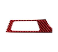 Cubierta Decorativa Salida Aire Lado Izquierdo Conductor Principal Fibra Carbono Accesorios Interiores Coche Pegatina Para Serie 3 E90 2006 2007 2008 Interior Coche Cubierta Panel(LHD Red)