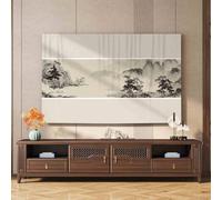 Cubierta decorativa Universal for TV de escritorio(White1,65inch)