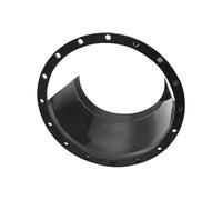 Cubierta Deflectora De Altavoz De 6,5 Pulgadas - Almohadilla De Protección De Automóvil ABS Impermeable, Protector De Aislamiento De Sonido Estéreo De Radio De Audio Automotriz Duradero | Juego De Pro