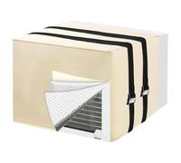 Cubierta del acondicionador de aire de la ventana - 16 -25 pulgadas de espesor impermeable defensores, de CA portátiles, crema, negro, marrón | Protección contra el polvo, tapa de la ventana