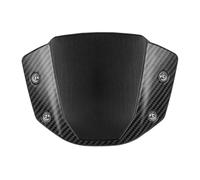 Cubierta Del Alerón Delantero Parabrisas Motocicleta Con Soporte Para CB650R 2024 2025(Carbon Fiber Look+Black)