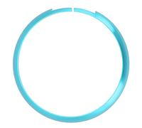 Cubierta del Anillo del Llavero, Akozon Aluminio Inteligente Cubierta del Borde del Anillo del Llavero Repuesto para Mini R55 R56 R57 R58 R59 R60(Cielo Azul)