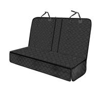 Cubierta del asiento del coche para mascotas - Doble cremallera impermeable protector de banco trasero, resistente antideslizante Mat | For Dogs Cats, SUV Sedan Truck RV Travel Road Trip Accessories