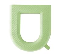 Cubierta del asiento del inodoro, cojín del asiento del inodoro con cinta adhesiva auto -adhesiva no slip más espesor más espeso calentador de baño lavable para hotel casero