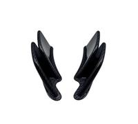 Cubierta del Asiento Trasero Kit De Alas De Viento De Cubierta Trasera Aerodinámica Universal para Motocicleta Winglet Fijo para Kawasaki Carenado de Capó(Carbón)