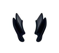 Cubierta del Asiento Trasero Kit De Alas De Viento De Cubierta Trasera Aerodinámica Universal para Motocicleta Winglet Fijo para Kawasaki Carenado de Capó(Matte Black)