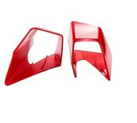 Cubierta del Asiento Trasero para CBR650R para CBR 650R 2019-2023 Espejos Motocicleta Winglets Delanteros ala Aerodinámica Alas Laterales Alerón Carenado Cubierta del Asiento(B Red)