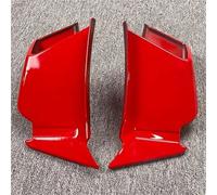 Cubierta del Asiento Trasero para Ducati para Panigale V2 2020-2024 Espejos De Motocicleta Winglets Alas Laterales Aerodinámicas Alerón Carenado Carenado de Capó(Rojo)