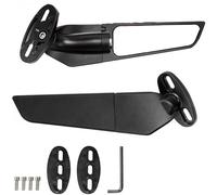 Cubierta del Asiento Trasero para Ducati para Panigale V2 2020-2024 Espejos De Motocicleta Winglets Alas Laterales Aerodinámicas Alerón Carenado Carenado de Capó(Mirrors)