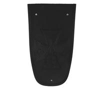 Cubierta del babero del guardabarros trasero de la motocicleta La elegante almohadilla decorativa protege el guardabarros trasero mejora la apariencia de la motocicleta para XL (Black)