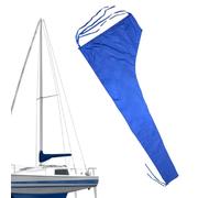 Cubierta del Bajo - Manga De Vela Impermeable De Servicio Pesado con Tela Anti-Arañazos 210D | Cubierta De Vela Boom para Barcos De 8 A 13 Pies, Protección del Sol Y del