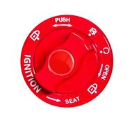 Cubierta del botón de inicio del empujador: botón de inicio de un solo toque del automóvil | Cubierta del botón de encendido interior automático | Cubierta de la etiqueta engomada del botón del motor