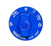 Cubierta del botón de inicio del empujador: botón de inicio de un solo toque del automóvil | Cubierta del botón de encendido interior automático | Cubierta de la etiqueta engomada del botón del motor