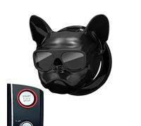 Cubierta del botón de parada de arranque del motor automóvil,Elegante cubierta de decoración de motor de coche antiarañazos de resina ABC - Cubierta protectora botón interruptor interi