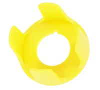Cubierta del botón de parada de emergencia, cubierta protectora del botón, protector de, plástico amarillo, para electricistas y maquinaria, protege el botón, fácil de