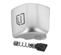 Cubierta del botón del interruptor de elevación de cristal de la ventana delantera izquierda para Mercedes-Benz Clase C W205 Clase E W213 Clase S W222, ABS plateado+PC Recorte de repuesto