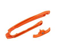 Cubierta del brazo oscilante Guía del basculante para protección de cadena Compatible con Husq&varna FC FE FX FS TC TE TX. con KTM EXC EXC-F SX SX-F XC XCW XCF-W 125-500(2 Piece Set Orange)