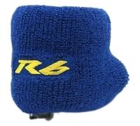 Cubierta del calcetín del depósito del freno de aceite del líquido delantero de la motocicleta compatible con YZF-R6 2000-2023 YZF R6 YZF600 2006 2007 2008 2009 todos los años(5)