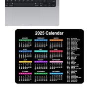 Cubierta del calendario de PC - Almohadilla de trabajo ergonómica | Mousepad de computadora con bordes | Alfombrilla de ratón con borde cosido, 9.8 x 7.8 pulgadas PAD DE MICE ORTHERINE CON BASE DE