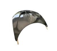 Cubierta del capó del capó del motor del parachoques delantero de fibra de carbono 458 compatible con Ferrari 458 Italia Spider 2011-2014(Single-sided carbon)