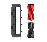 Cubierta del cepillo principal, cepillo principal, compatible con Roborock Qrevo Cruv, Qrevo Edge, accesorios de robot aspirador Regiones(Black)