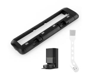 Cubierta del Cepillo Principal para Xiaomi X20+ para Dreame L10s Pro Ultra Heat/X40 Master/X40 Ultra/X30 Ultra/L10s Pro Gen 2/L10s Ultra/L20 Ultra/L10/L40 Ultra Robot Aspirador Accesorios (Negro) XX