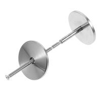 Cubierta del Cerrojo de Acero Inoxidable Plata para Puerta Exterior | Cerradura de Alta Seguridad, Placa para Cerradura Puerta y Tirador Puerta, Tapa Agujero Puerta