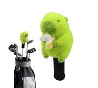 Cubierta del club de - Funny Plush Animal Driver Gesnover | Pussato protector de dibujos animados que pone un accesorio verde para hombres, mujeres, papá, padre, novio, golfista y regalo