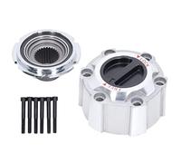 Cubierta del cubo con bloqueo manual de la rueda 28 dientes estriados Xterra SE 40250 2S610 402502S610 Plata Conducción estable Bloqueo más firme Amplia coincidencia Fácil