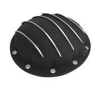 Cubierta del Diferencial de Aluminio, Eficiencia de Mejorada Aspecto Elegante Fácil Instalación HRCGM85BK Cubierta del Diferencial del Automóvil para Biscayne Caprice Express Impala (Black)