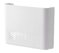 Cubierta del enrutador de 1 por ciento, 8.7x11.8x2.6 pulgadas Wifi Box Purbi con orificios de ventilación, montaje en pared y gabinete de enrutador de enfriamiento rápido para el hogar, oficina.
