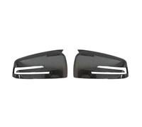 Cubierta del Espejo Compatible Con Mercedes Para Benz Para W176 Para W246 Para W204 Tapas Espejo Retrovisor Laterales Patrón Fibra Carbono Accesorios Piezas(Carbon fiber pattern)