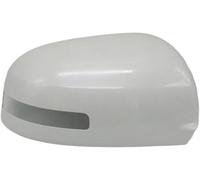 cubierta del espejo de marcha atrás Cubierta de espejo retrovisor para manija puerta exterior, marco carcasa lateral ala, tapa, 1 par para Mitsubishi ASX para Outlander 2010-2023(Blanco,Right)