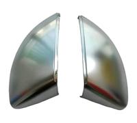 Cubierta del Espejo Para A3 Para S3 Para 8V Aluminio Cepillado Cromado 2013-2020 Reemplazo 2 Piezas Tapas De Cubiertas Espejo Tapa Ala Coche Lateral Mate Plateada(No Blind Spot Hole)