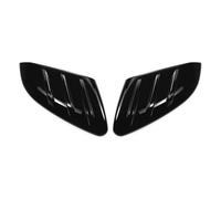 Cubierta del espejo retrovisor de la puerta del co 2 tapas para espejo retrovisor de puerta lateral coche, color negro brillante, para Civic 2016-2020(Glossy Black)