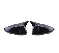 Cubierta del espejo retrovisor de la puerta del co Para Accord 10th 2018 2019 Carcasa De Espejo Retrovisor Con Forma Cuerno Cubierta Lateral ABS Accesorios Modificados(Carbon Fiber Pattern)