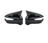 Cubierta del espejo retrovisor de la puerta del co Para CIVIC 8.ª generación 2006-2012 FD6 2 tapas de espejo retrovisor plástico ABS estilo murciélago color negro piano(Black One Pair)
