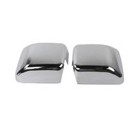 Cubierta del espejo retrovisor exterior Para Jeep Gladiator Para JT 2018+ para Wrangler Para JL en adelante Cubiertas de espejo Cubierta retrovisor(Chrome)