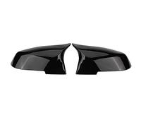 Cubierta del espejo retrovisor, plástico ABS 1 par Tapa de la cubierta del espejo retrovisor Apto reemplazo para 220i 328i 420i F20 F21 F22 F30 F32 F33 F36 X1 E84 Negro brillante/mate(Negro brillante)