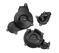 Cubierta del estator Motor Izquierdo Cubierta de Protección del Motor de Motocicleta de Fibra de Carbono para RS 660 2021-2023 para Tuono 660 2021-2023 para Tuareg 660 2022