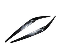 Cubierta del faro Cubierta De Ceja Para Faros Delanteros De Coche Para Serie 5 G30 G31 G38 F90 M5 525I 530I 540I 2017-2021(Fibra de carbon)
