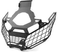 Cubierta del Faro Delantero de la Motocicleta, PSLER Modificación del Protector de la Rejilla del Faro Delantero Decorativo para X-ADV 750 2017 2018 2019 2020(Negro)