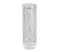 Cubierta del Filtro del Acuario, Cubierta del Filtro del Tanque de Peces de Acero Inoxidable Pulido de Alta Dureza para Proteger la Inhalación de Peces y Camarones (L Rojo)