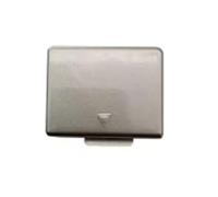 Cubierta del Gancho de Remolque del Parachoques Trasero 51127311374 para BMW Serie 7 F01 F02 730 740 750 760LI 2013-2015 (Plateada)