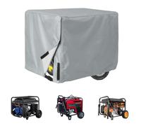 Cubierta del Generador para WEN 56125i 2015 2016 2017 2018 2019 2020, Funda para Generador de Exterior, Universal Protectora Antipolvo Impermeable,A/Grey